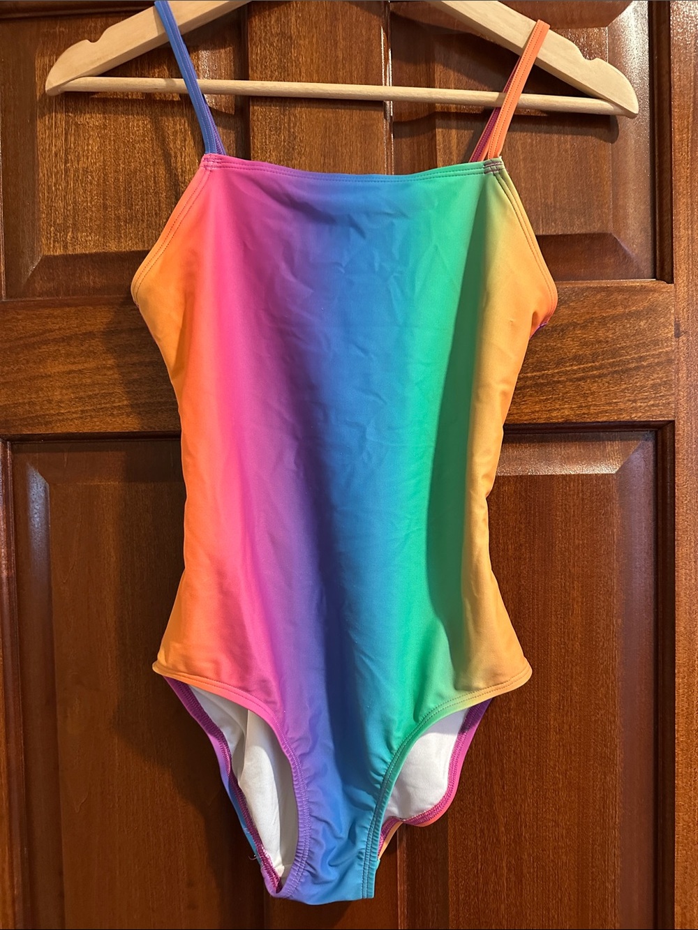 Old Navy Rainbow Ombre One-Piece Swimsuit - Orange, Green, Blue, Pink, Purple